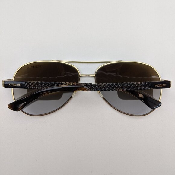 🕶️ Vogue VO3997-S 848/T5 Polarized Aviator Sunglasses 58/14-135 / ALH505🕶️ - Picture 2 of 8